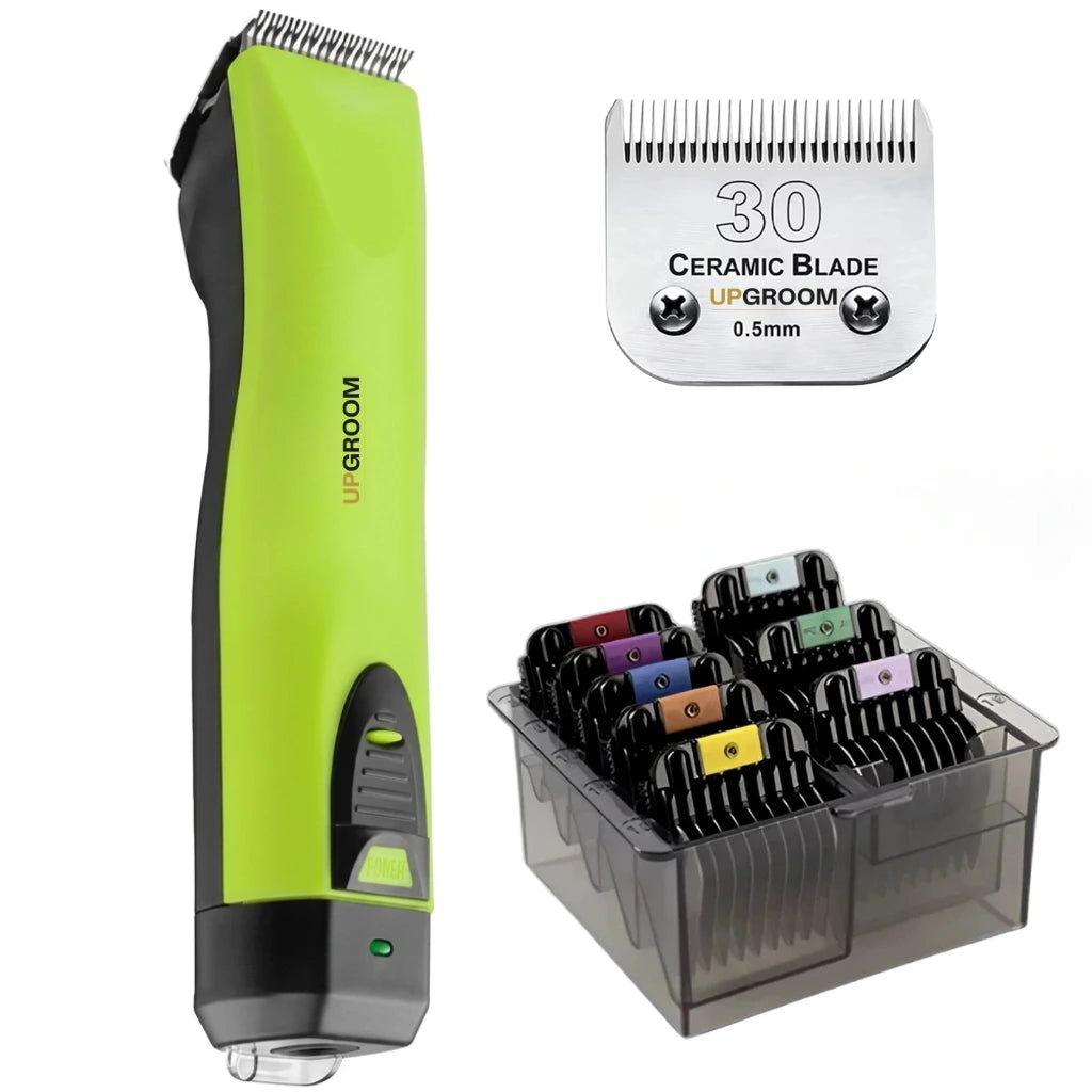 Máquina de Tosa Ultra A5 UpGroom Green + Adaptador de Encaixe A5