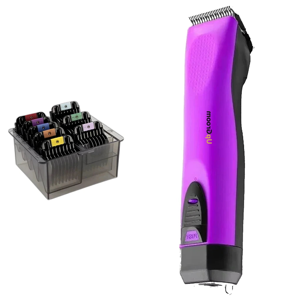 Máquina de Tosa Ultra A5 UpGroom Purple + Kit Pente Adaptador 8pcs Inox