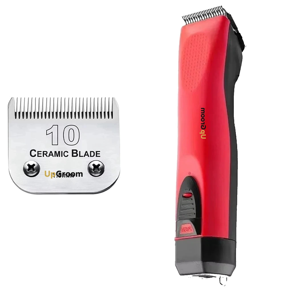 Máquina de Tosa Ultra A5 UpGroom Red + 1 Lâmina Cerâmica Nº 10