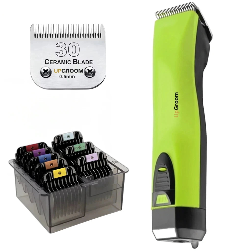 Máquina de Tosa Ultra A5 UpGroom Green + Adaptador de Encaixe A5