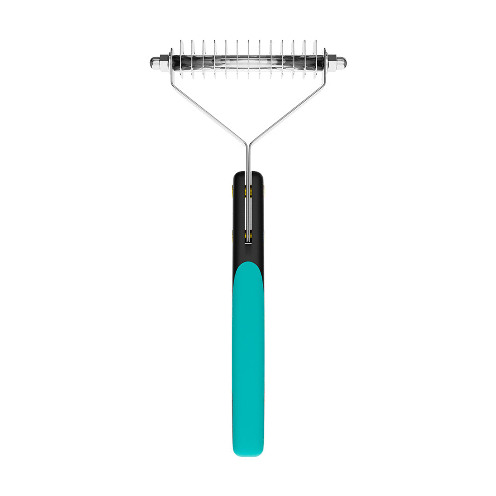 Rake de Subpelo 13 Dentes para Pelos Longos - dimensões