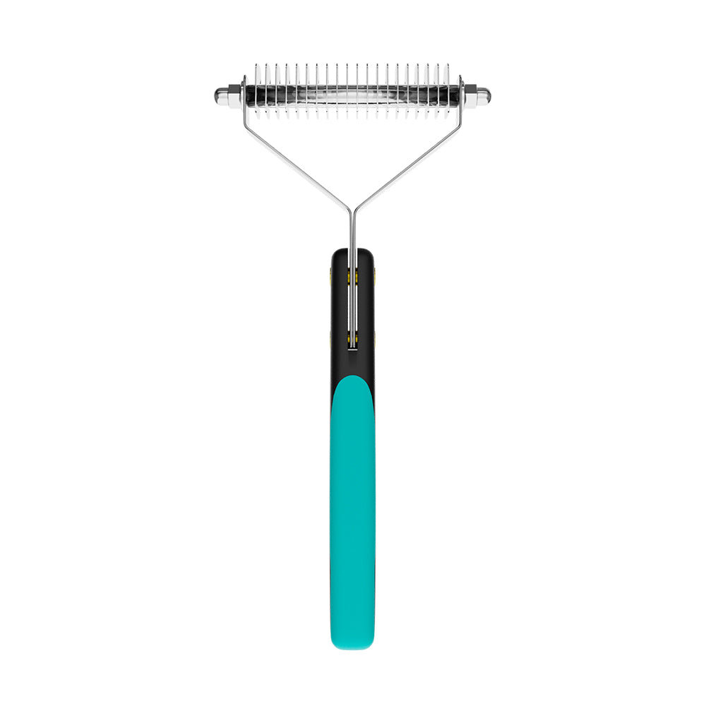 Rake de Subpelo 20 Dentes para Pelos Curtos - dimensões
