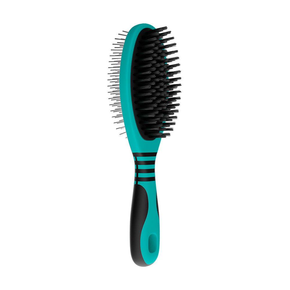 Escova Dupla de Nylon e Pinos Profissional - lado de pinos