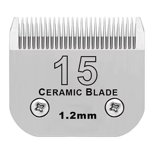 Lâmina de Tosa Cerâmica UpGroom Nº 15 — 1,2mm Profissional