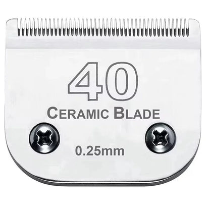 Lâmina de Tosa Profissional UpGroom – Aço e Cerâmica Nº 40