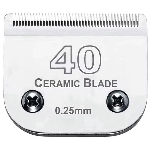 Lâmina de Tosa Profissional UpGroom – Aço e Cerâmica Nº 40