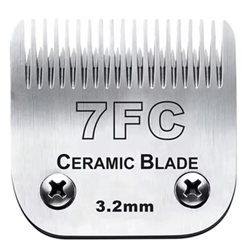Lâmina de Tosa Cerâmica UpGroom Nº 7FC — 3,2mm Profissional