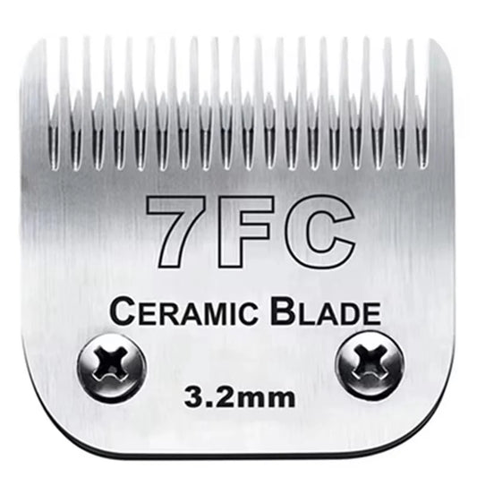 Lâmina de Tosa Cerâmica UpGroom Nº 7FC — 3,2mm Profissional
