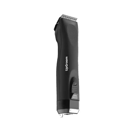 Máquina de Tosa Ultra A5 UpGroom Preta em pé, vista frontal