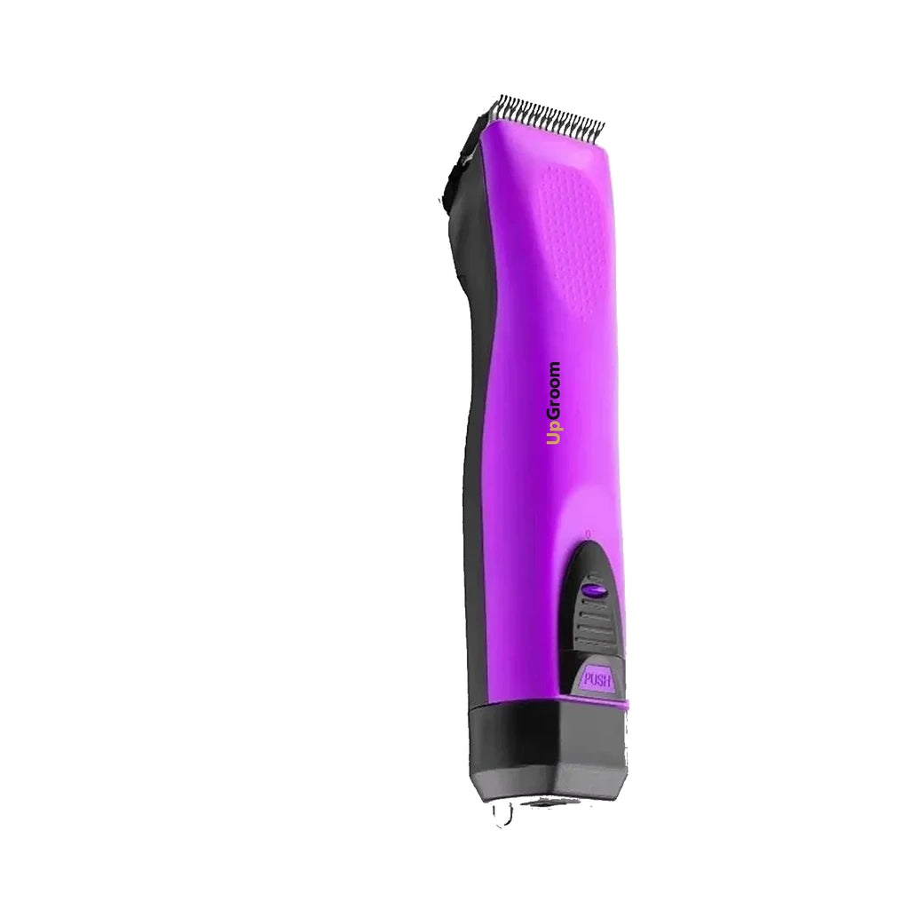Máquina de Tosa Ultra A5 UpGroom Roxa em pé, vista frontal