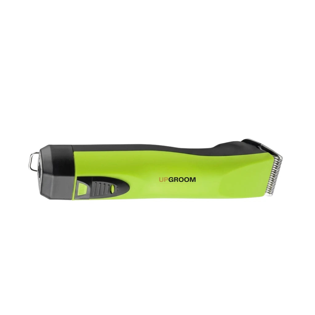 Máquina de Tosa Ultra A5 UpGroom Verde deitada, outro ângulo