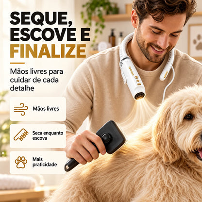 Secador de Pescoço UpGroom 220V — uso no atendimento a domicílio