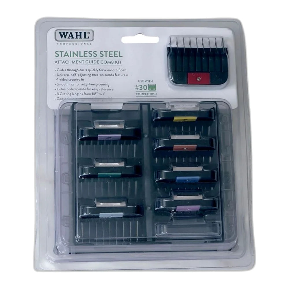 Kit Pente Adaptador 8pcs Precision Edge UpGroom — medidas