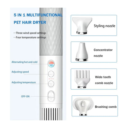 Secador e Soprador Pet Portátil Profissional UPG Air Pro 4 em 1 UpGroom